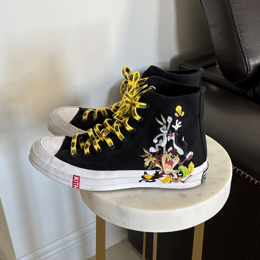 Kith Black and Yellow High-Tops